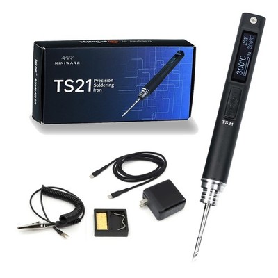 TS21 Precision Soldering Iron Kit,Adjustable Temperature USB Welding Station,...