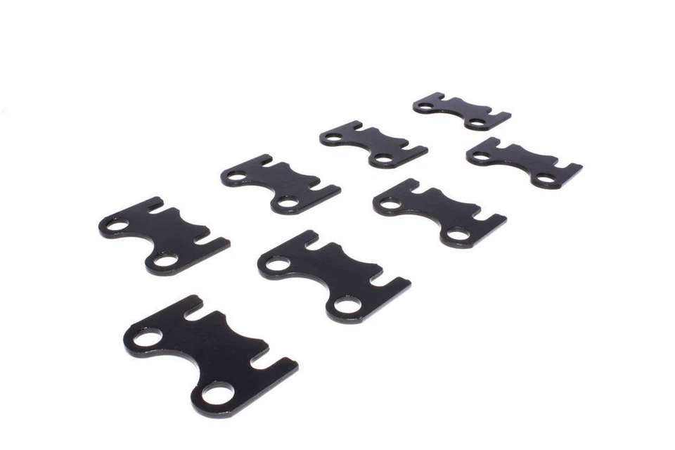 Comp Cams 1062340, Set of 8 SBC 5/16in Guide Plates Flat Type Steel Black Perfor - Image 2 of 4
