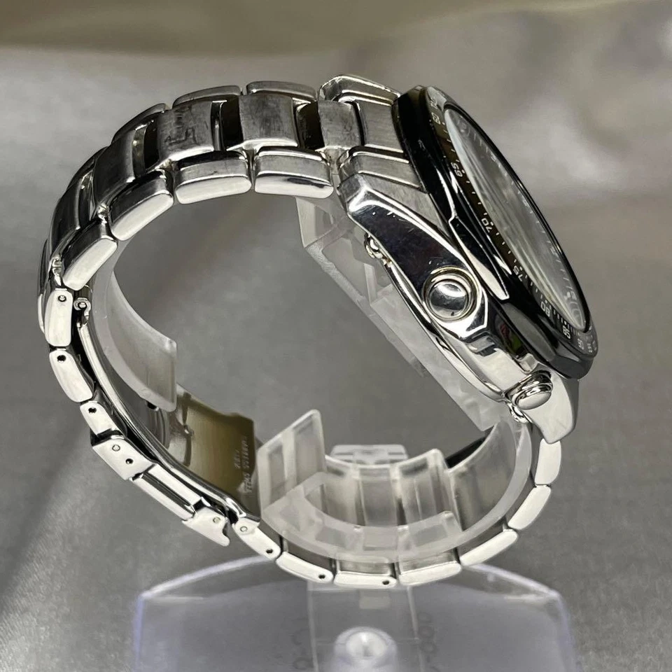 Casio Edifice EQW 700 Resistente Reloj Solar Estuche Inoxidable Banda Plateada Bisel Foto 3 de 4