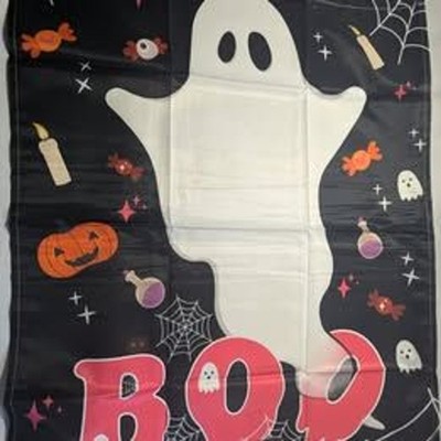 NEW - Halloween Ghost Pumpkin Spider Web Table Cover Party Decoration