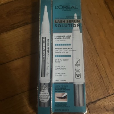 L'Oreal Paris Lash Serum Solution 0.05 Fl Oz Eye Safety Tested New With Box
