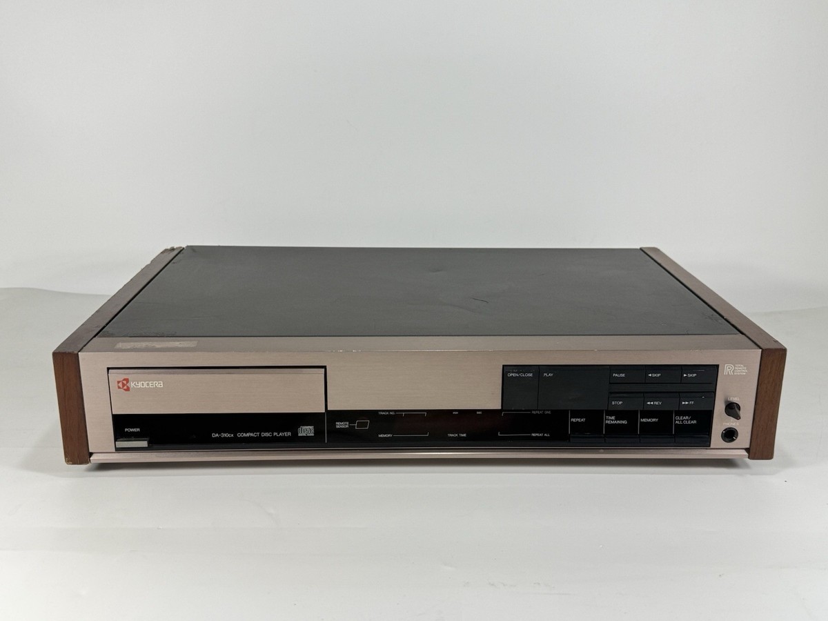 Vintage 1987 Kyocera DA-310cx Compact Disc Player ~ NO