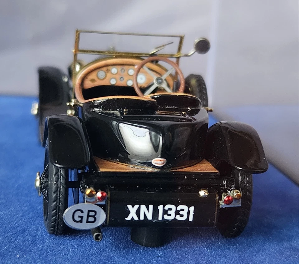 RARO 1910 BUGATTI TIPO 18 "BLACK BES" COLECCIÓN MUSEO LOUWMAN ESCALA 1:43 SIN USAR, EN CAJA Foto 4 de 4