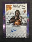 2025 Topps Khaman Maluach Shopping Spree RC Auto 21/50 Flash Drop Suns-