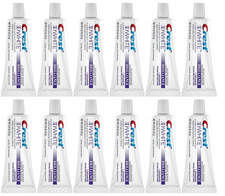 12 PACK Crest 3D White Brilliance Toothpaste, Travel Size, 0.85 oz,