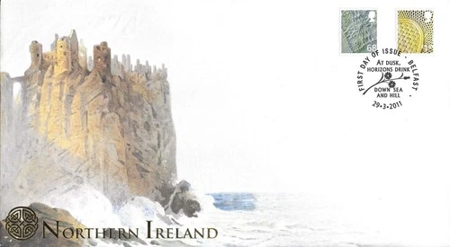 2011 REGIONAL NORTHERN IRELAND DEFINITIVES SET BUCKINGHAM FDC WITH BELFAST SHS
