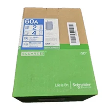 Square D QO2-4L60NRNM Ser G01 60A AMP 120/240V MAIN LUG LOADCENTER NEW FREE SHIP