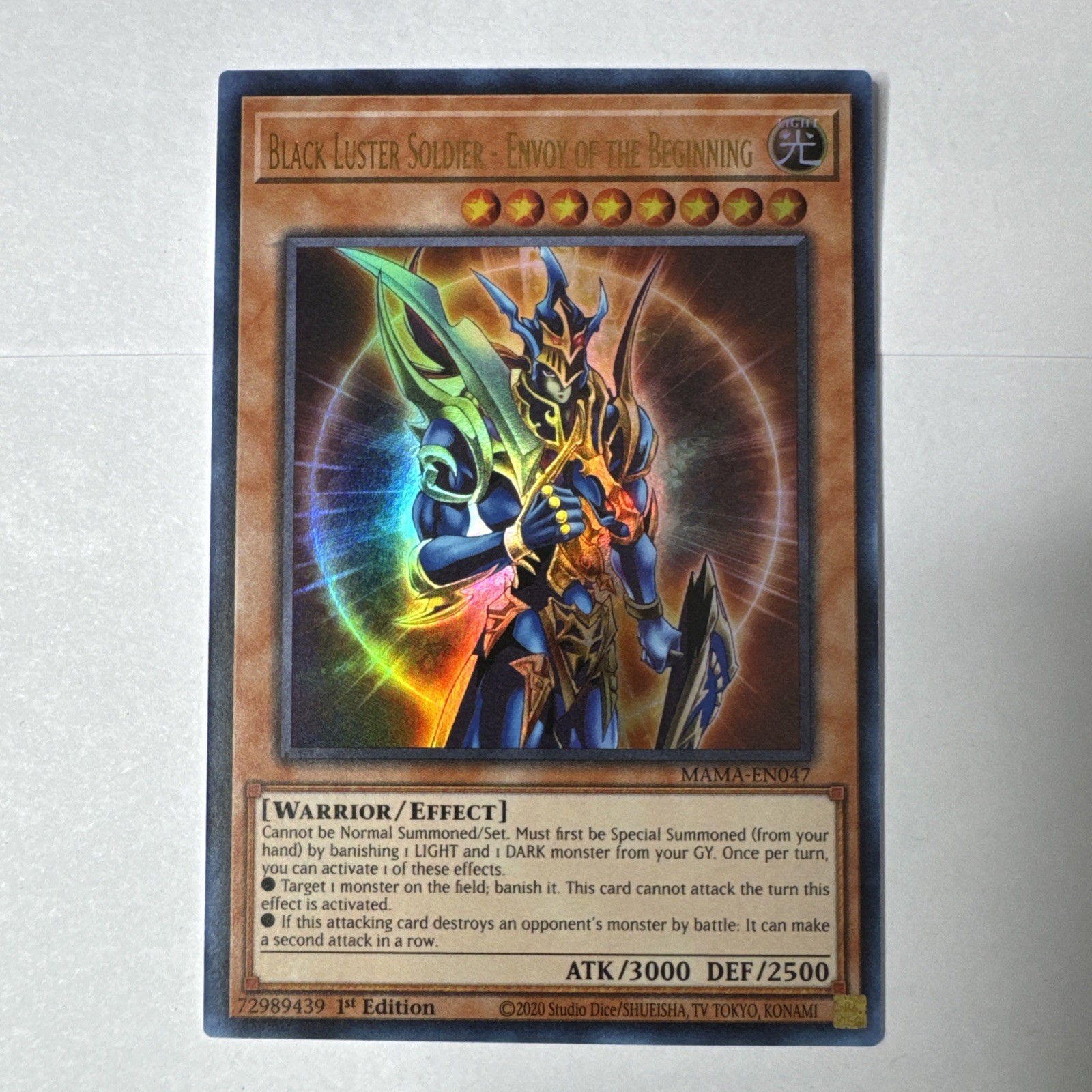 Black Luster Soldier - Envoy of the Beginning MAMA-EN047 Magnificent Mavens 1st