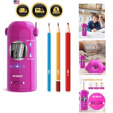 Electric Pencil Sharpener, Fully Automatic Pencil Sharpener for Classroom, 7-...