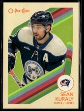 2023-24 O-Pee-Chee Retro Sean Kuraly Columbus Blue Jackets #354