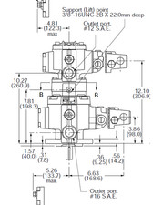Bosch 0513501210 RBASM 0513R18C3VPV32SM21HYP1+VPV32SM21HY COMBO VANE PUMPS