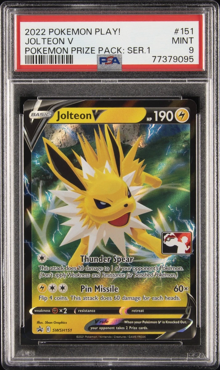 Jolteon V SWSH151 Prize Pack Series Cards for sale | eBay