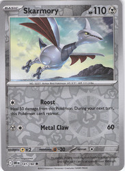 Skarmory 141/182 Destined Rivals Reverse Holo Common