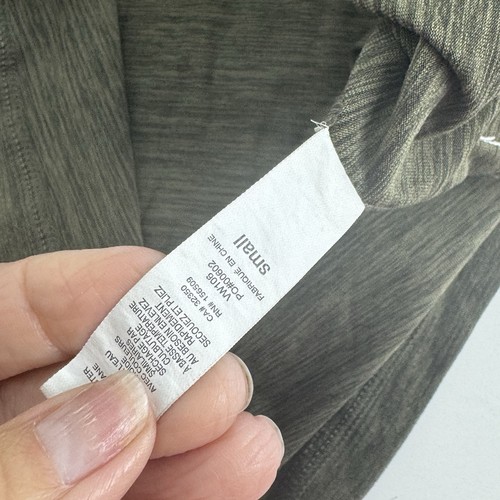 Vuori Pose Short Sleeve Heathered Green Oversized Tee Pocket Women’s Sz S - Picture 7 of 7