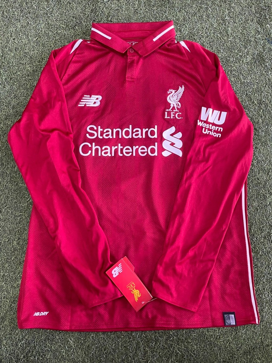 New Balance Liverpool FC Home Youth Long Sleeve Jersey 2018/19 YXL