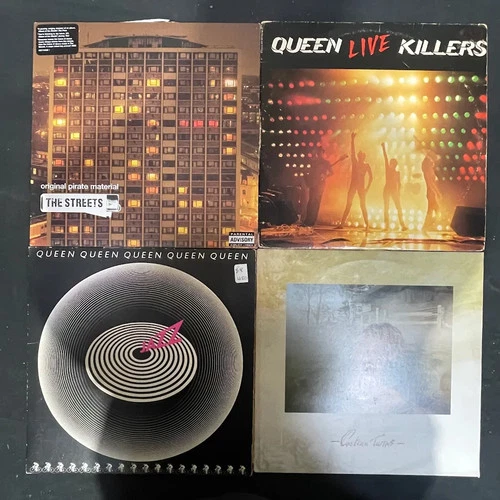 Various 13 x Vinyl Record LP Job Lot The Streets Queen Beatles Bowie Cocteau