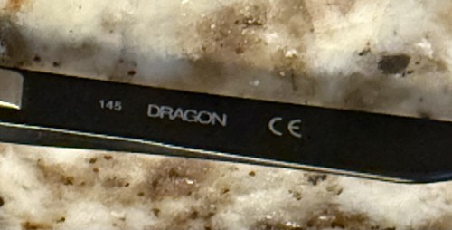 DRAGON DR 120 002 "Peter" Matte BLACK Eyeglasses FRAMES ONLY 55-14-145 Preowned - Imagen 2 de 14