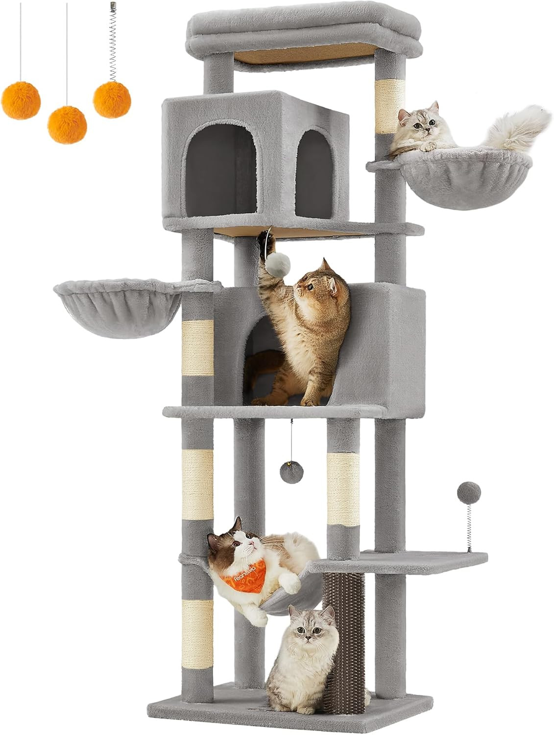 Torre Tiragraffi Luxury 175cm: Il Castello per i tuoi Gatti