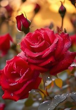 100PCS Red Rose Seeds Rosa Rose Flower Romantic Seeds Heirloom