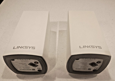 2x Linksys Velop Mesh Router Model WHW01 AC1200 Dual Band Wifi.