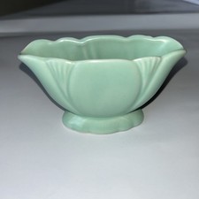 Vintage Green Dartmouth Devon Pottery mint green  small Mantel Vase 