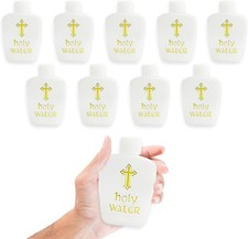 10Pcs Holy Water Bottles Empty Containers 60ml 10 Pack, 10 PACK