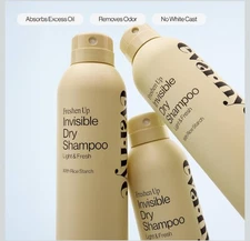 EVA NYC Invisible Dry Shampoo Spray - Oil-Absorbing, Fresh Scent - 5.3 Oz (6-PK)
