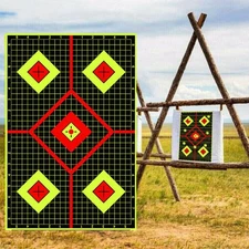 10 Pack 12x18" Large Shooting Targets Splatter Gun Rifle Reactive Paper Targets