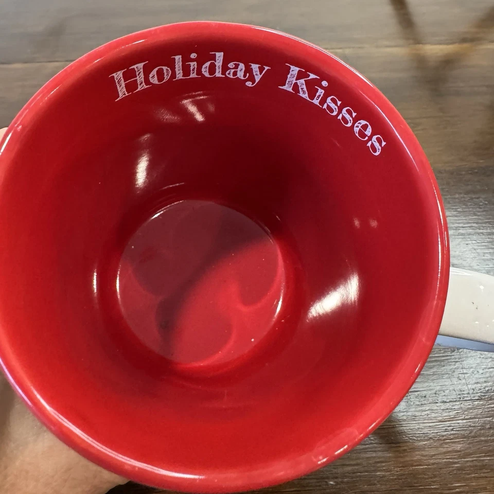 Disney Mickey y Minnie Mouse Navidad Vacaciones Besos Taza Café Taza Foto 4 de 4