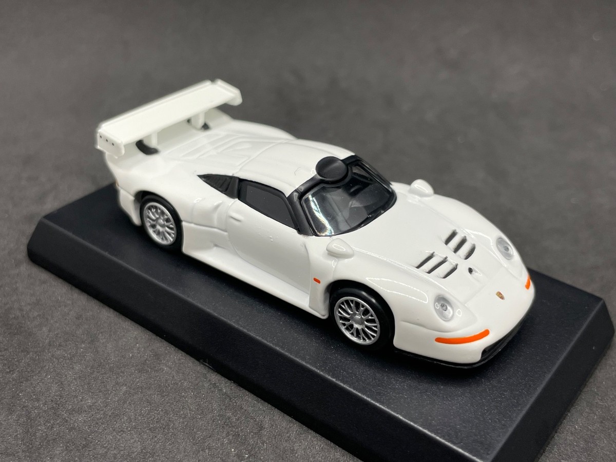 Kyosho 1/64 Porsche collection 911 GT1 white diecast model car 3I1
