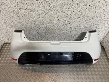 16-19 RENAULT CLIO MK4 REAR BUMPER WHITE PAINT CODE OV369 (SCRATCHED)