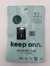 Onn Micro SDHC Card With Adapter 32GB