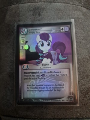 My Little Pony MLP CCG Coloratura Defenders of Equestria Super Rare SR #41 