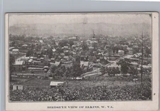 Birdseye View Of Elkins West Virginia WV 1905 Postcard