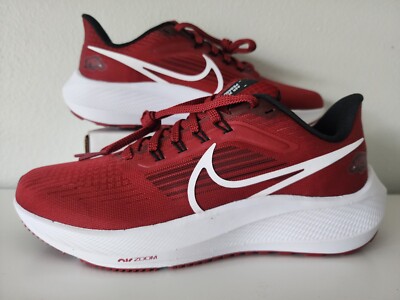 Nike Zoom Pegasus 39 Arkansas Razorbacks Running Shoes Maroon Size 6 DR1989 600