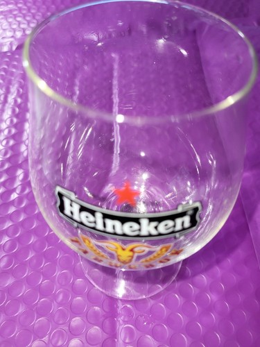 Retired Heineken TARWEBOK 5 1/2" tall Stemmed Beer Glass - Picture 2 of 4