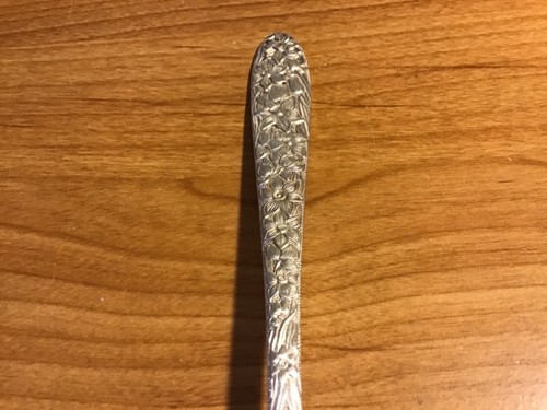Silverplate National Silver Co. NARCISSUS ROUND BOWL SOUP SPOON 7" - Picture 3 of 6