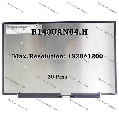 Écran LCD Tactile 14 Pouces Pour Portable B140UAK02.H - Résolution 1920x1200, Connecteur 40 Pins, Neuf Avec Garantie 3 Mois