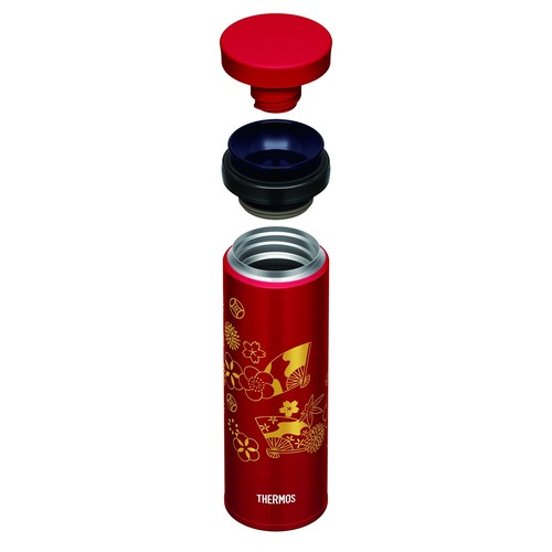 Water Bottle Vacuum Insulated Portable Mug 0.5L Fan JNY-501 OGI - Picture 3 of 4