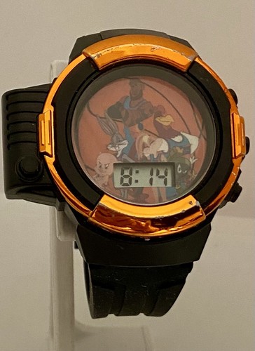 RELOJ SPACE JAM A NEW LEGACY BATERÍA FRESCA Linterna Hora/Fecha Negro Silicona - Imagen 17 de 20