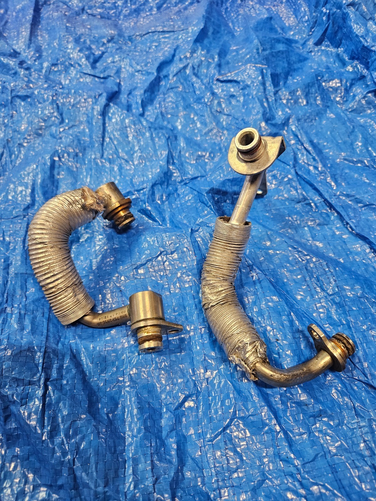 2012-2018 BMW N20 N26 328I 528I TURBOCHARGER TURBO COOLANT OIL LINES PIPES SET