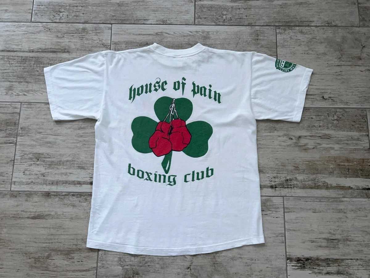 Vintage 1990s House of Pain Rock Band Boxing Club T Shirt White Euro Tag Size XL
