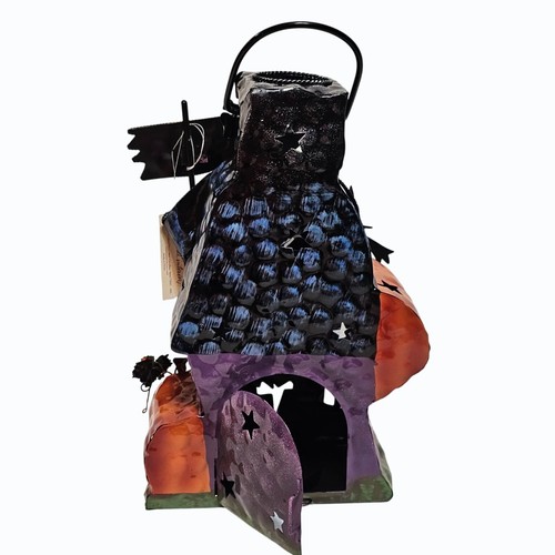 HOMCO Frankenstein Metal Trick or Treat Tea Light Holder Halloween Brand New - Picture 5 of 9