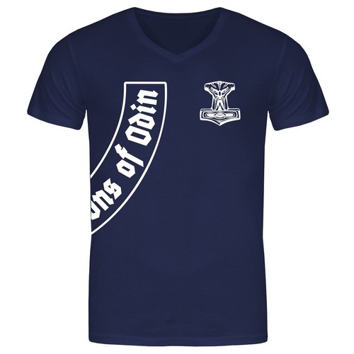 Herren T-Shirt Sons of Odin Patch See you in Walhalla nordische horde vikings - Bild 37 von 37