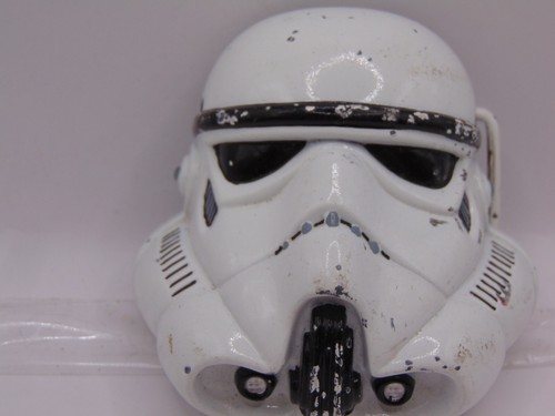 Star Wars Stormtrooper Helmet Metal Colored Belt Buckle 3D White 3 1/8" Wide - Picture 3 of 8