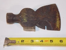 Vtg Unbranded 3.25" Single Bit Carpenter Axe Hatchet Head 1lbs 4.7oz