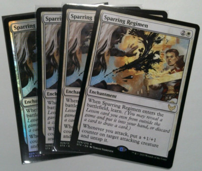 Mtg - Sparring Regimen x4 *Various Versions*