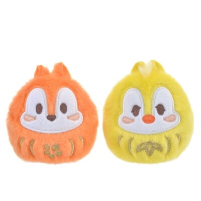 Disney Store Japan Chip & Dale Plüsch (S) Daruma NEUJAHR 2023 Höhe 2,9 Zoll