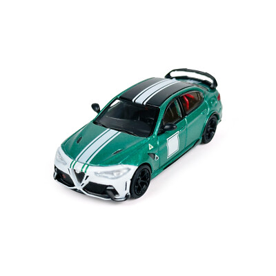 1:64 Scale GCD Alfa Romeo Giulia GTAm Green Paudi Car Miniature Toy Kids Gift