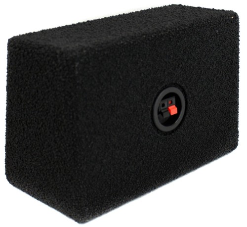 Q Power Q-Bomb QTW6X9 6x9" Car Wedge Speaker Boxes with Bedliner Spray, Pair - Picture 4 of 6